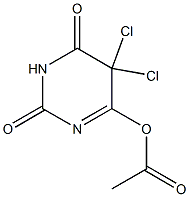 6-acetoxy-5,5-dichloro-dihydro-pyrimidine-2,4-dione