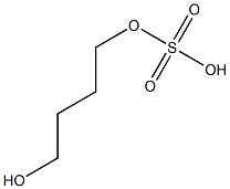 1,4-butanediol sulfate Structure