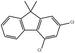 2,4-二氯-9,9-二甲基-9H-芴, 1799918-67-4, 结构式
