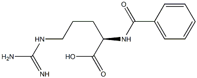 N-Benzoyl-D-arginine Structure