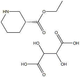 3-R-piperidinecarboxylic acid ethyl ester-(L) tartrate