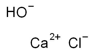 Calcium hydroxide chloride Structure