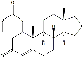 1-testosterone methyl carbonate Structure