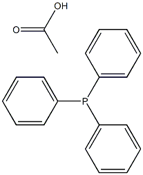 Triphenylphosphine acetate Structure