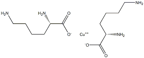 赖氨酸铜, , 结构式