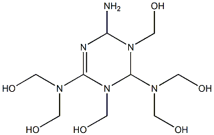 Hexamethylol melamine Struktur