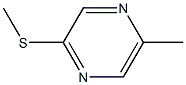 2-甲硫基-5-甲基吡嗪, , 结构式
