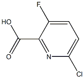 6-chloro-3-fluoropyridine-2-carboxylic acid Structure