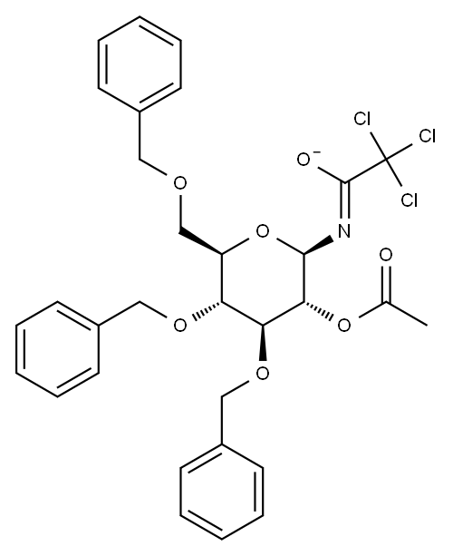 2-O-Acetyl-3,4,6-tri-O-benzyl-b-D-glucopyranosyltrichloroacetimidate