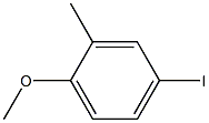4-ヨード-1-メトキシ-2-メチルベンゼン 化学構造式
