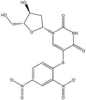 5-(S-(2,4-dinitrophenyl)-thio)-2'-deoxyuridine