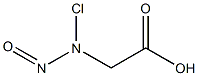 GLYCINE,N-CHLORO-N-NITROSO- Structure