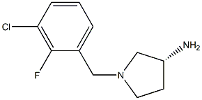 (3R)-1-(3-chloro-2-fluorobenzyl)pyrrolidin-3-amine