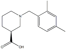 (3S)-1-(2,4-dimethylbenzyl)piperidine-3-carboxylic acid