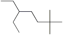 2,2-dimethyl-5-ethylheptane Structure