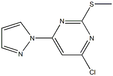 4-CHLORO-2-(METHYLTHIO) - 6-(1H-PYRAZOL-1-YL)PYRIMIDINE