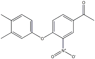 1-(4-(3,4-dimethylphenoxy)-3-nitrophenyl)ethanone