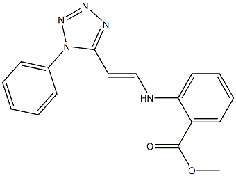 methyl 2-{[2-(1-phenyl-1H-1,2,3,4-tetraazol-5-yl)vinyl]amino}benzoate