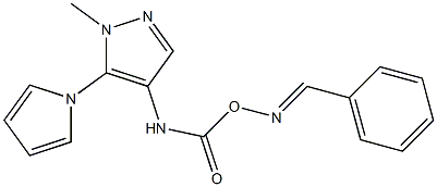 1-methyl-4-[({[(phenylmethylene)amino]oxy}carbonyl)amino]-5-(1H-pyrrol-1-yl)-1H-pyrazole