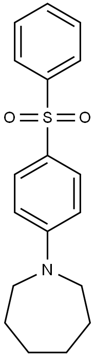 1-[4-(phenylsulfonyl)phenyl]azepane