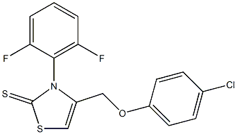 4-[(4-chlorophenoxy)methyl]-3-(2,6-difluorophenyl)-1,3-thiazole-2(3H)-thione