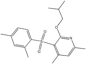 3-[(2,4-dimethylphenyl)sulfonyl]-2-isobutoxy-4,6-dimethylpyridine