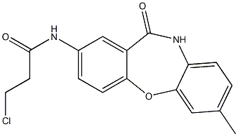 3-chloro-N-(7-methyl-11-oxo-10,11-dihydrodibenzo[b,f][1,4]oxazepin-2-yl)propanamide