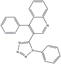 4-phenyl-3-(1-phenyl-1H-1,2,3,4-tetraazol-5-yl)quinoline