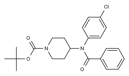 tert-butyl 4-(benzoyl-4-chloroanilino)tetrahydro-1(2H)-pyridinecarboxylate
