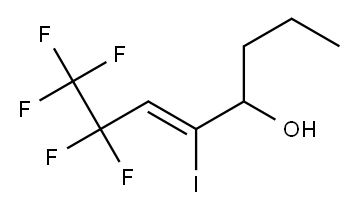 7,7,8,8,8-pentafluoro-5-iodooct-5-en-4-ol