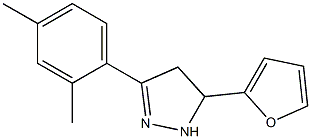 3-(2,4-dimethylphenyl)-5-(2-furyl)-4,5-dihydro-1H-pyrazole