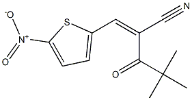 2-(2,2-dimethylpropanoyl)-3-(5-nitro-2-thienyl)acrylonitrile