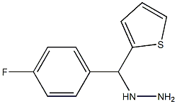1-((4-fluorophenyl)(thiophen-2-yl)methyl)hydrazine