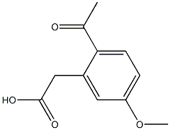 2-(2-acetyl-5-methoxyphenyl)acetic acid