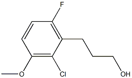 3-(2-chloro-6-fluoro-3-methoxyphenyl)propan-1-ol