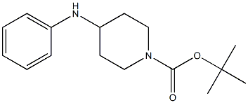 4-Phenylamino-piperidine-1-carboxylic acid tert-butyl ester Structure