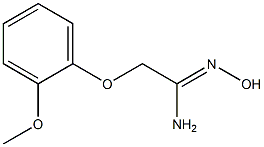 (1Z)-N'-hydroxy-2-(2-methoxyphenoxy)ethanimidamide
