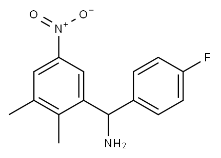 (2,3-dimethyl-5-nitrophenyl)(4-fluorophenyl)methanamine