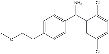 (2,5-dichlorophenyl)[4-(2-methoxyethyl)phenyl]methanamine