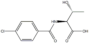 (2S,3R)-2-[(4-chlorobenzoyl)amino]-3-hydroxybutanoic acid