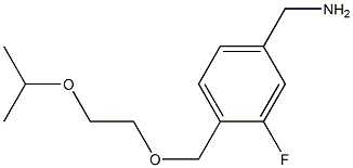 (3-fluoro-4-{[2-(propan-2-yloxy)ethoxy]methyl}phenyl)methanamine