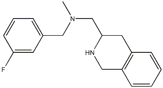 [(3-fluorophenyl)methyl](methyl)(1,2,3,4-tetrahydroisoquinolin-3-ylmethyl)amine