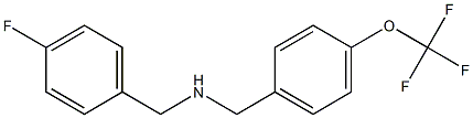 [(4-fluorophenyl)methyl]({[4-(trifluoromethoxy)phenyl]methyl})amine