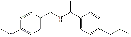 [(6-methoxypyridin-3-yl)methyl][1-(4-propylphenyl)ethyl]amine