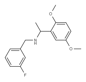 [1-(2,5-dimethoxyphenyl)ethyl][(3-fluorophenyl)methyl]amine