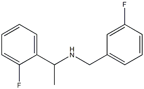 [1-(2-fluorophenyl)ethyl][(3-fluorophenyl)methyl]amine
