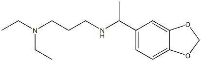 [1-(2H-1,3-benzodioxol-5-yl)ethyl][3-(diethylamino)propyl]amine
