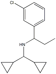[1-(3-chlorophenyl)propyl](dicyclopropylmethyl)amine