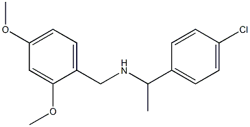 [1-(4-chlorophenyl)ethyl][(2,4-dimethoxyphenyl)methyl]amine