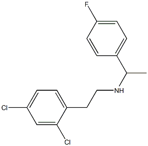 [2-(2,4-dichlorophenyl)ethyl][1-(4-fluorophenyl)ethyl]amine